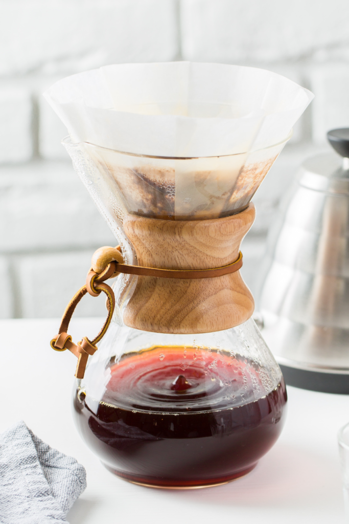 glass pour over coffee pot