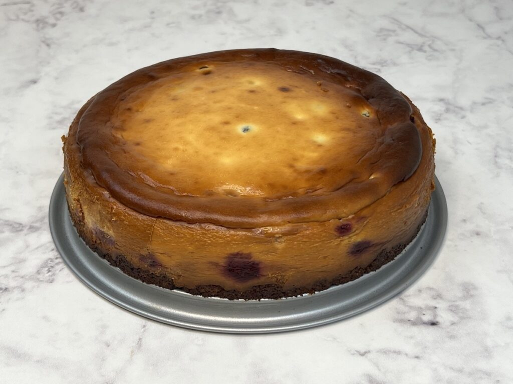 keto blueberry jamboree baked cheesecake