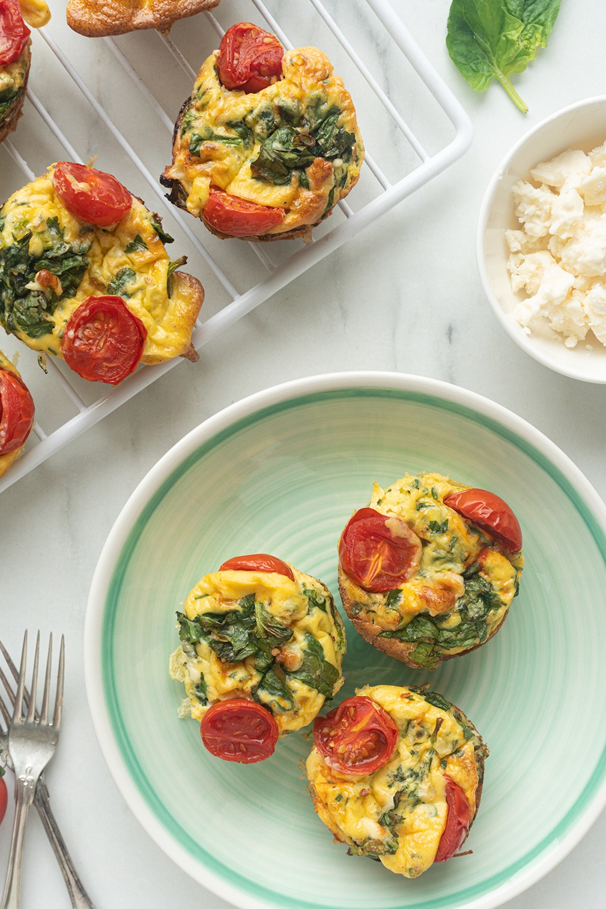 Keto Spinach Feta Egg Muffins Recipe - Flavor Portal