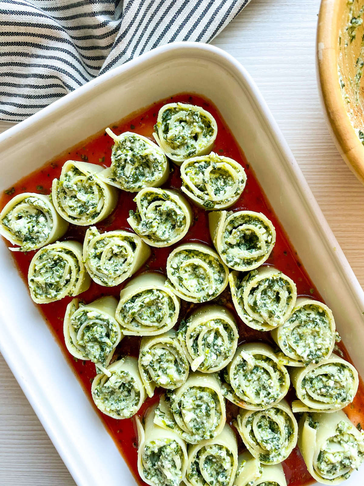 Spinach And Ricotta Lasagna Roll Ups - Flavor Portal