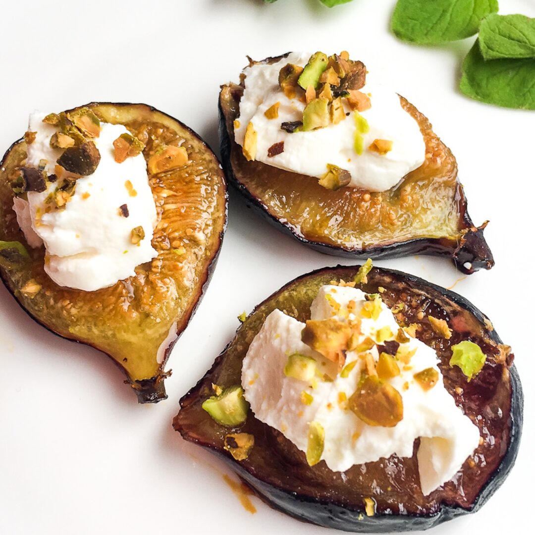 Roasted Figs with Labneh & Pistachios Recipe - Flavor Portal