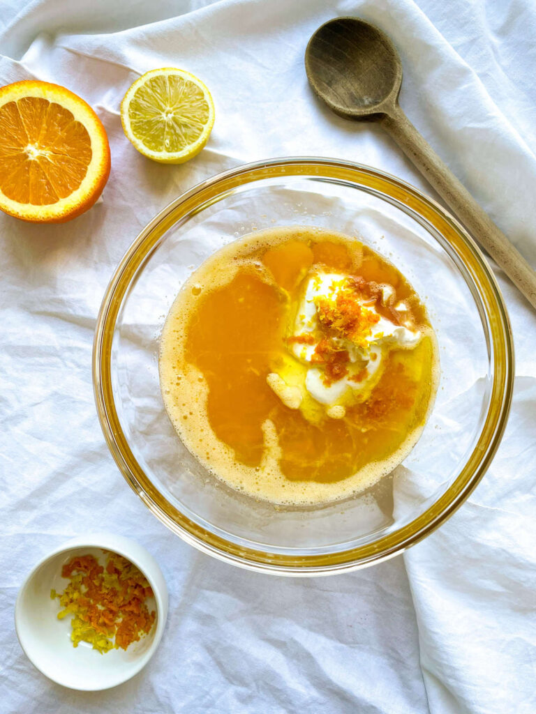step 2 Orange Lemon Yogurt Cake from Flavor Portal recipe